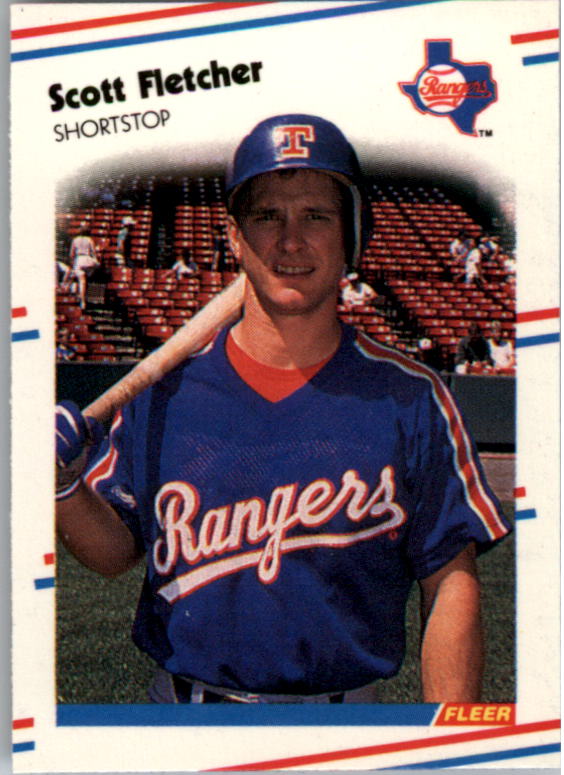 1988 Fleer Mini Baseball Cards 054      Scott Fletcher